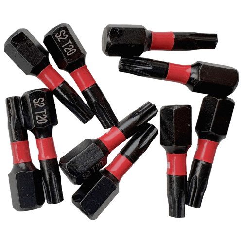 Torx slagschroefbits 10 stuks