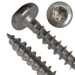 Bolkopschroef rvs torx