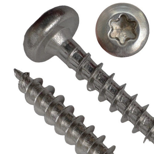 Bolkopschroef rvs torx