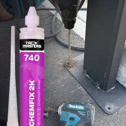 Chemisch anker gebruiken