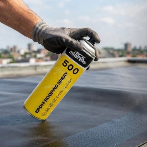 EPDM Roofing Spray in gebruik