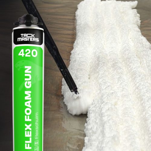 Flexfoam gun in gebruik