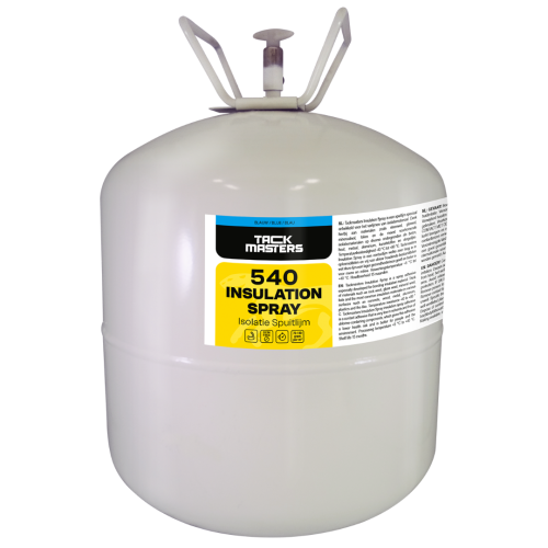 Insulation Spray blauw drukvat