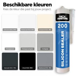 Kleuren siliconenkit