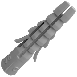 Nylon pluggen 5 tm 12 mm