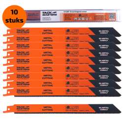Reciprozaagblad metaal en ijzer 14 TPI S1122BF 10 stuks