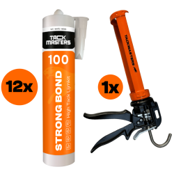 12x high tack wit + kitpistool