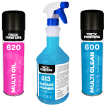 Schoonmaakmiddelen en sprays
