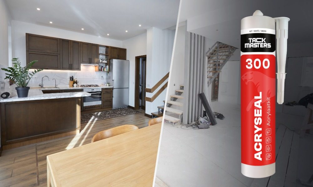 Acrylaatkit aanbrengen binnen