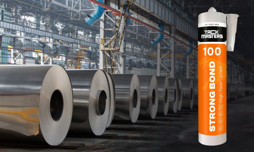 Aluminium lijmen met sterke kit