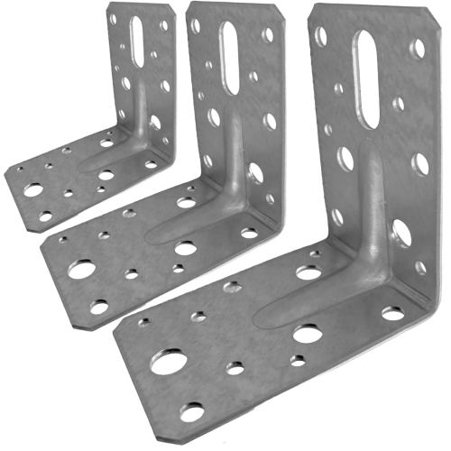 Hoekankers met ril 90x90 100 stuks