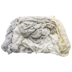 Katoenen poetsdoeken wit tricot