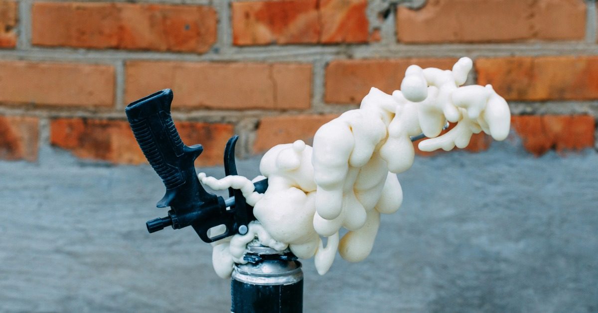 Pur pistool verstopt schoonmaken