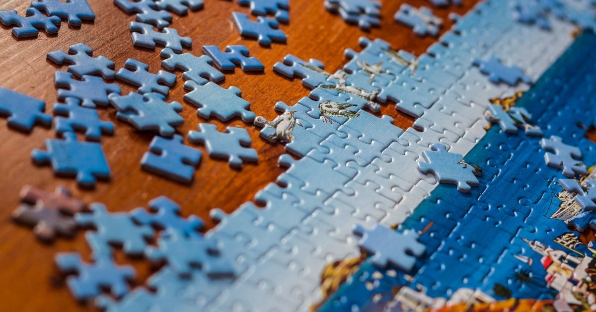 Puzzel lijmen met houtlijm