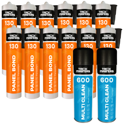Trespa kit voor 24 m2 lijmen