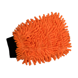 Microvezel washandschoen chenille