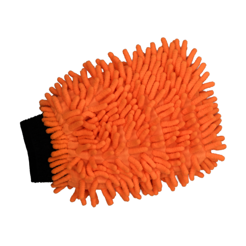 Microvezel washandschoen chenille