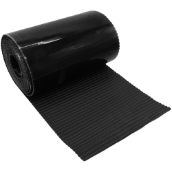 EPDM loodvervanger geribbeld zwart