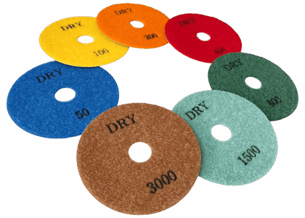 Diamant schuurpads/polijstpads set - Afbeelding 3