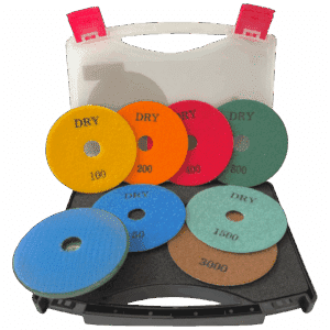 Diamant polijstpads schuurpads set