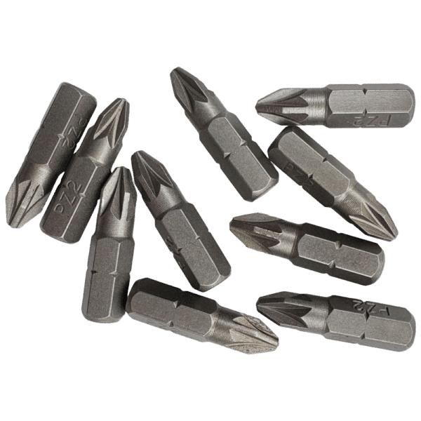 Pozidriv bits 25 mm 10 stuks los