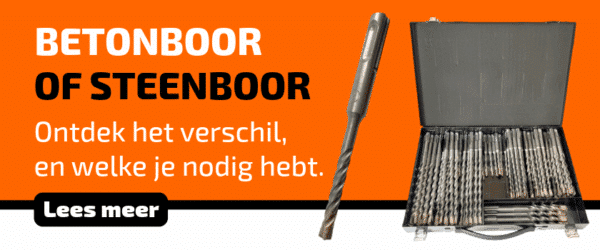 Betonboor en steenboor verschil