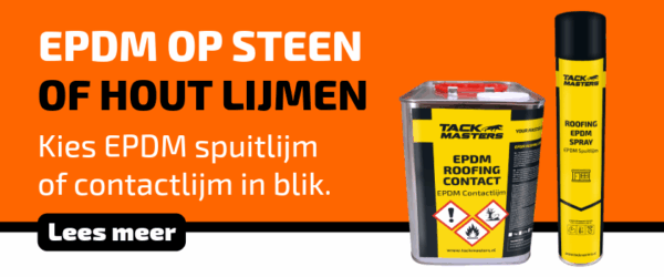 EPDM lijmen op steen of hout