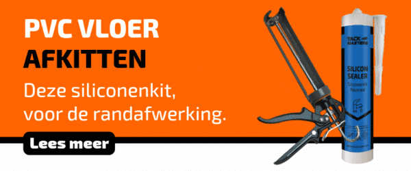 PVC vloer afkitten met PVC kit