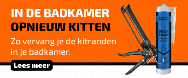 Badkamer opnieuw kitten