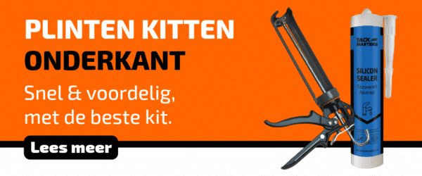 Plinten afkitten onderkant