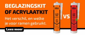 Welke kit voor ramen beglazingskit of acrylaatkit