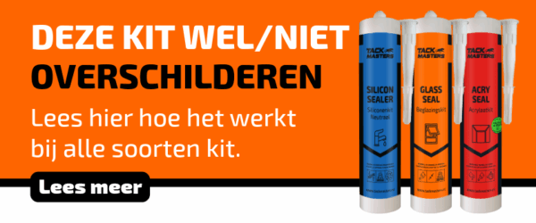 Welke kit is overschilderbaar