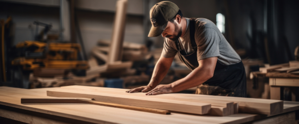 Hout op steen lijmen