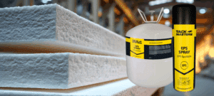 Piepschuim lijmen met EPS Spray