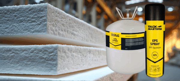 Piepschuim lijmen met EPS Spray