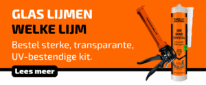 Glas lijmen welke lijm