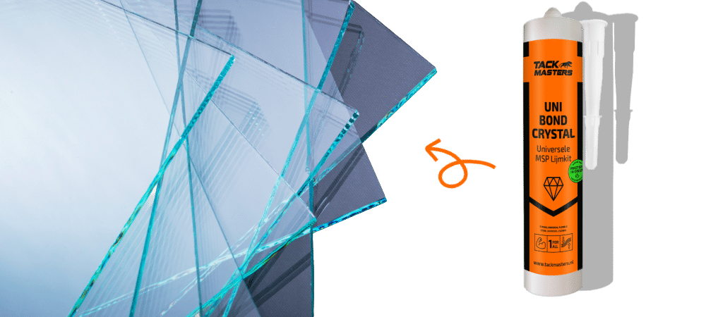 Glas lijmen