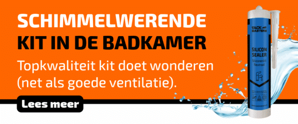 Schimmelwerende kit badkamer