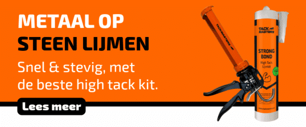 Metaal op steen lijmen