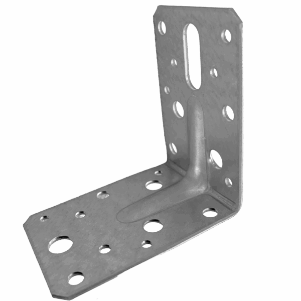 Hoekanker met ril 90 x 90 mm