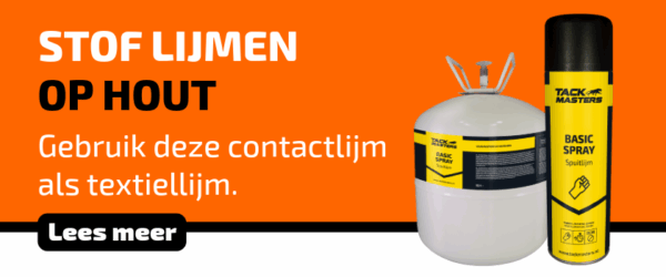 Textiellijm voor stof lijmen