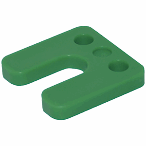 GB drukplaat met sleuf 10 mm