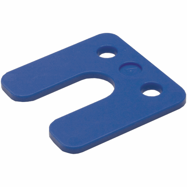 GB drukplaat met sleuf 4 mm