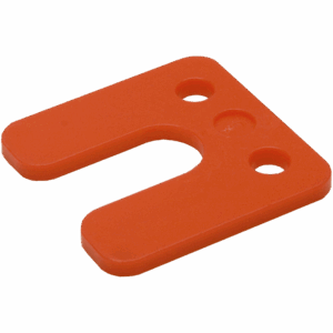 GB drukplaat met sleuf 5 mm