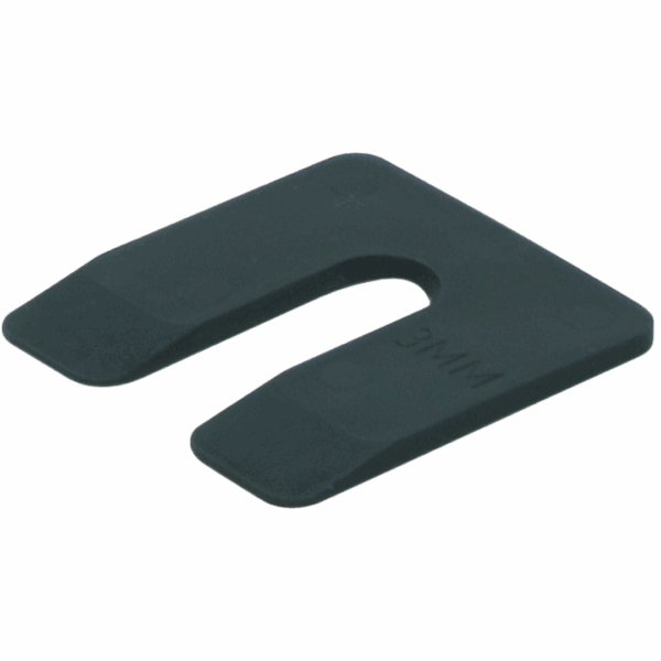 GB uitvulplaat zwart 3 mm