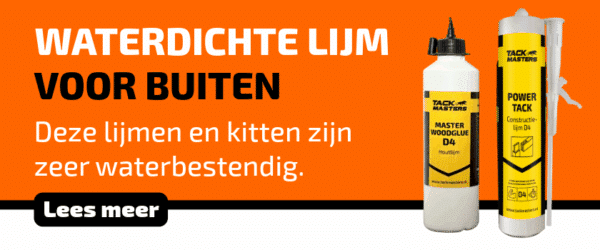 Waterdichte lijm voor buiten