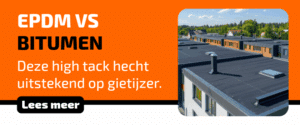 EPDM of bitumen dakbedekking