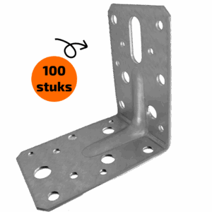 Hoekankers 90x90 met ril 100 stuks