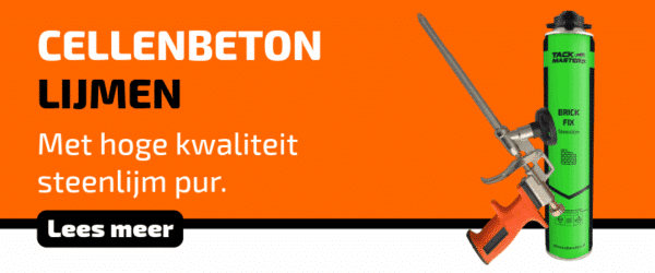 Ytong blokken lijmen met pur