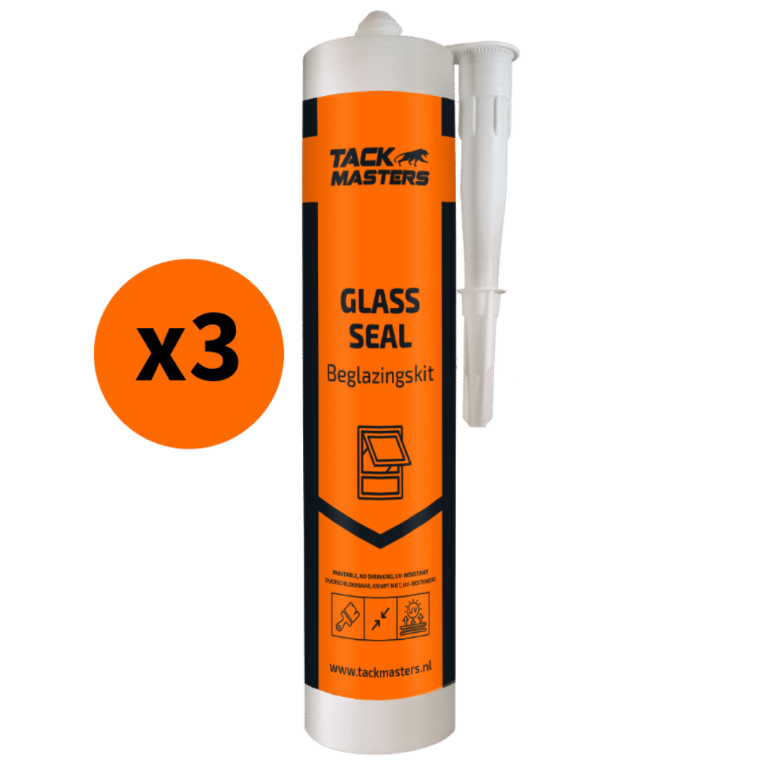 Beglazingskit wit complete set - Afbeelding 5